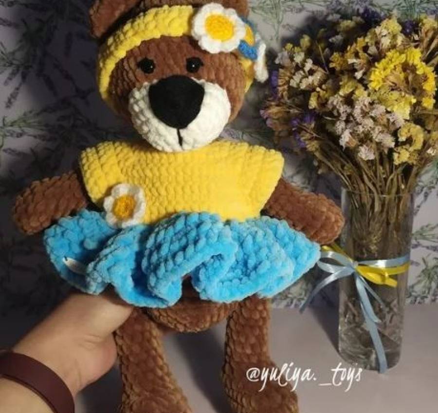 В\'язані іграшки ручної роботи. Пес Патрон та інші персонажі 8