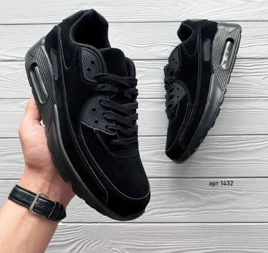 Кроссовки мужские весна  44  Кросівки чоловічі  Air Max 90 Black 3