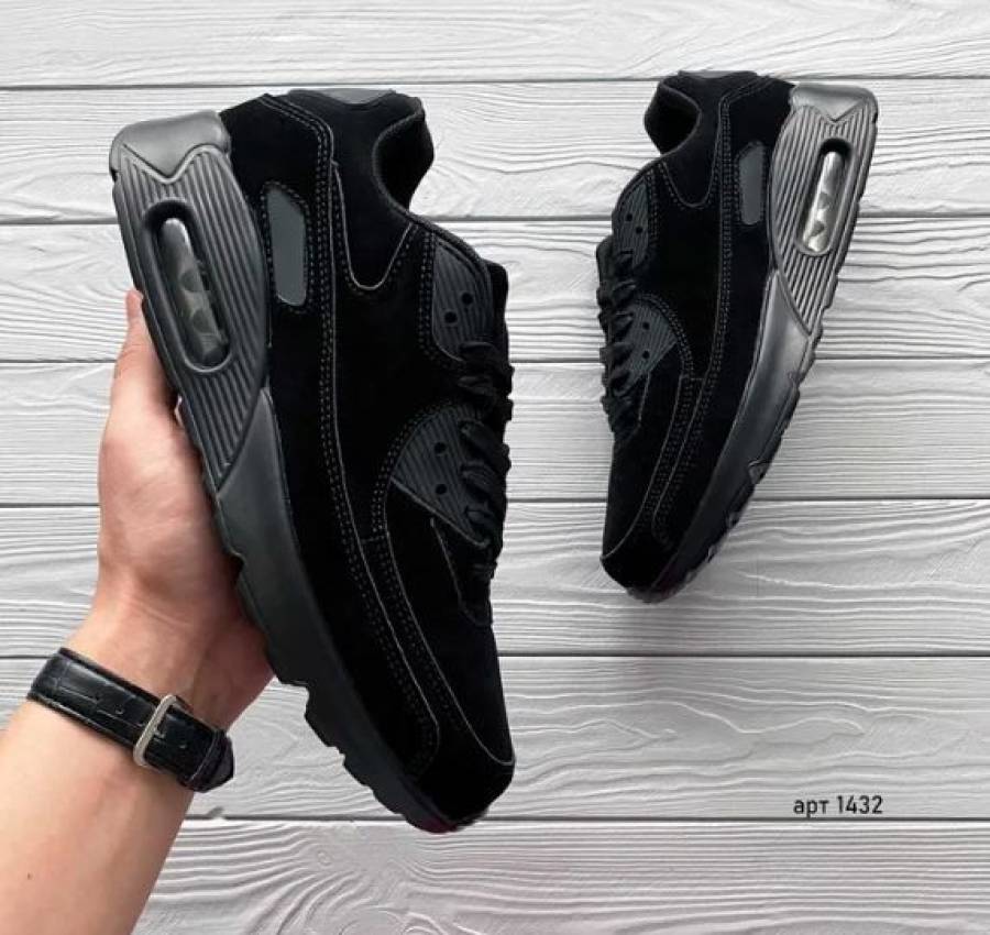 Кроссовки мужские весна  44  Кросівки чоловічі  Air Max 90 Black 4
