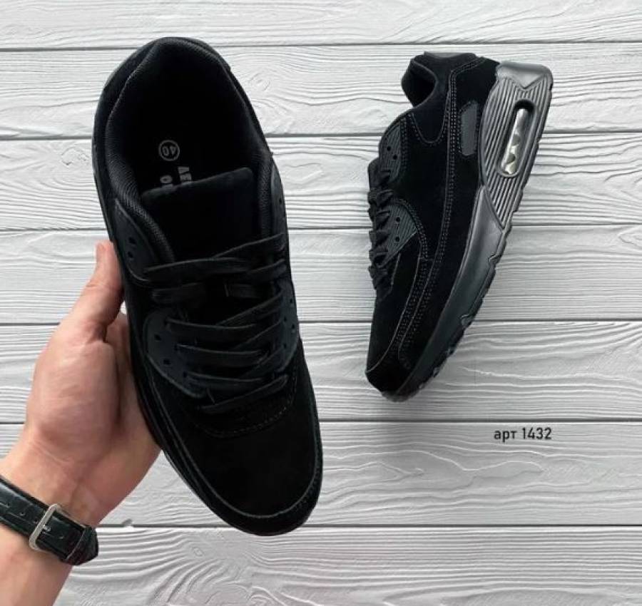 Кроссовки мужские весна  44  Кросівки чоловічі  Air Max 90 Black 5