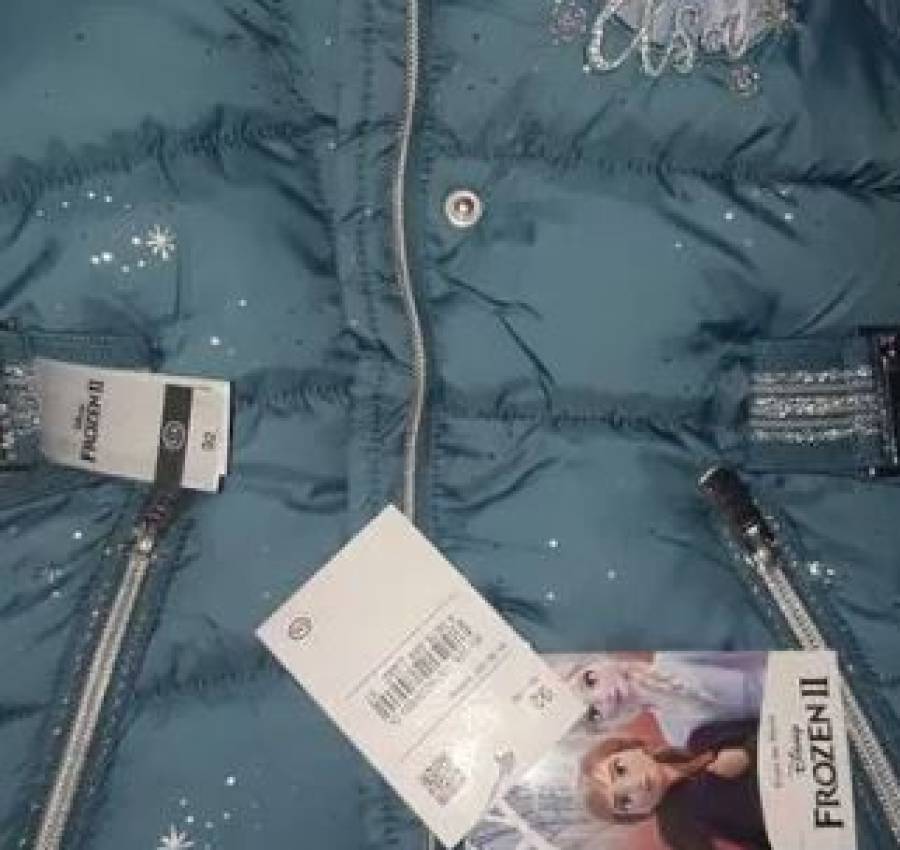 C&A фірмова куртка для дівчинки ельза frozen р. 92 см 1 -2 роки 2