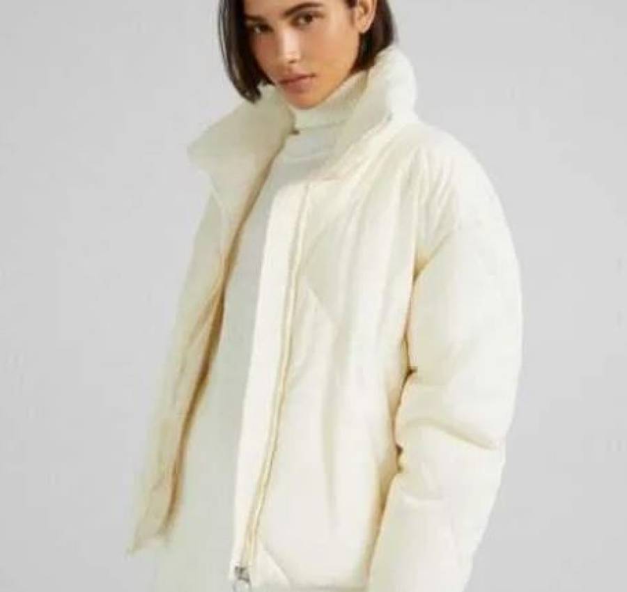 Bershka куртка оверсайз стьобана пуффер 6