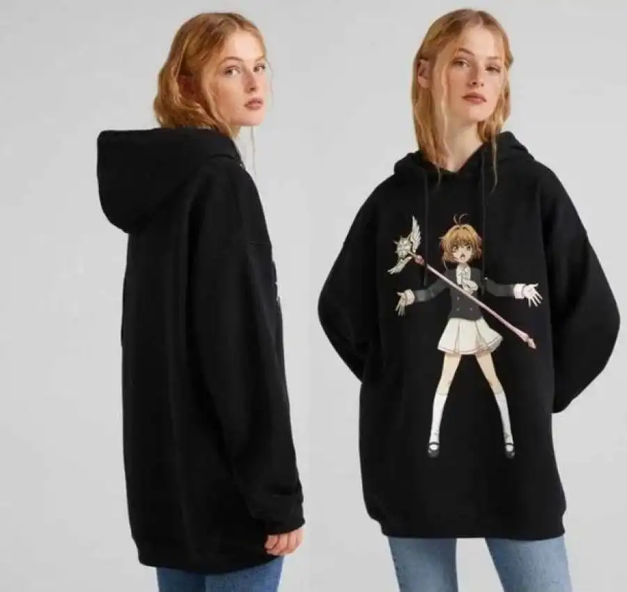 Bershka худи свитшот толстовка кофта аниме Sakura 2