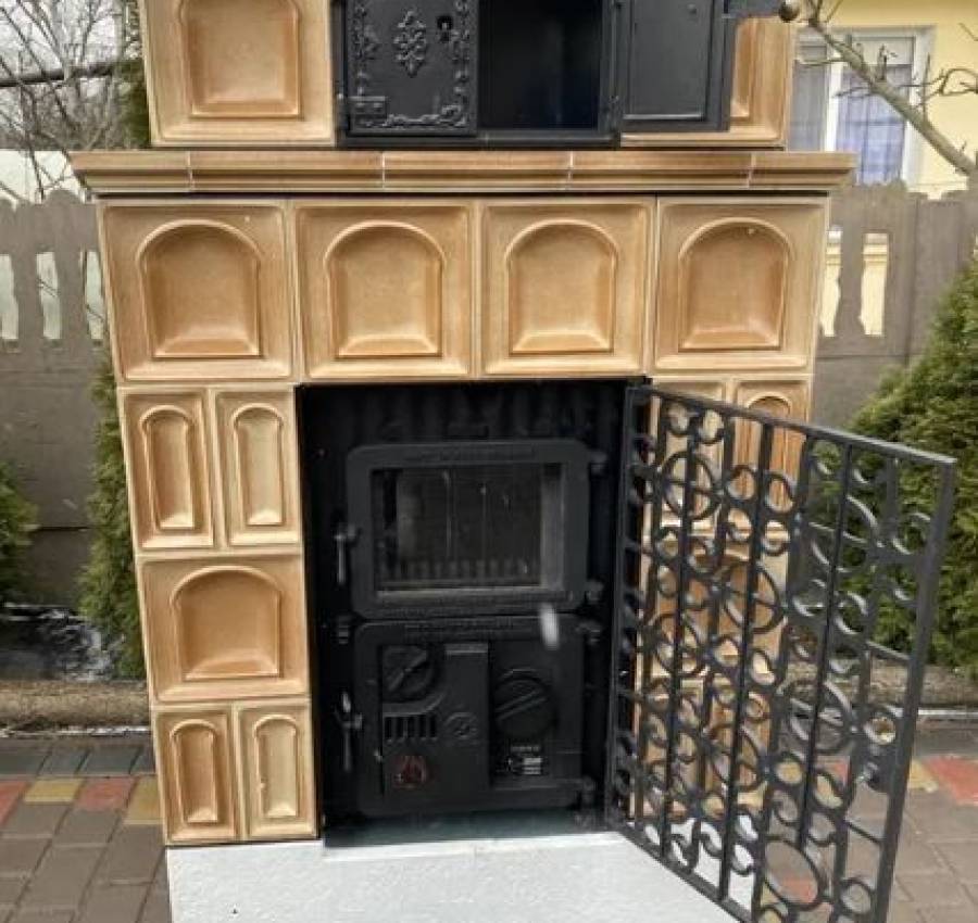 Камин кафельный,печь Weso ( Germany ) 6