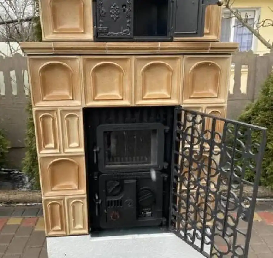 Камин кафельный,печь Weso ( Germany ) 6