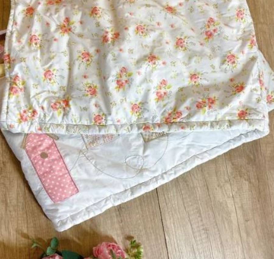 Защитабортик в кроватку для девочки. Захист у ліжко для дівчинки 6