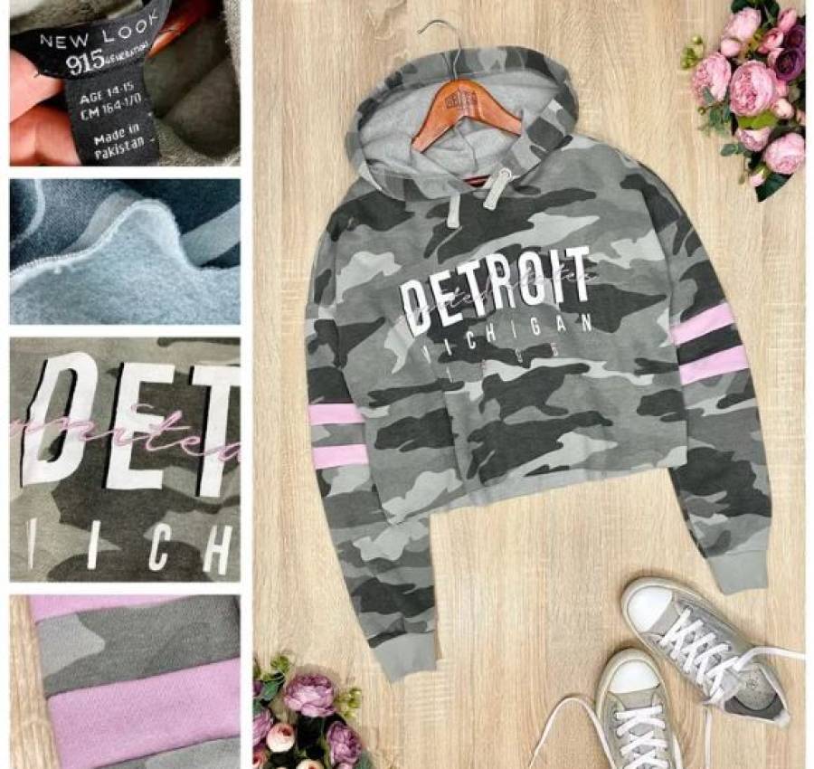 Худи на девочку 13-15лет. Худиблузка XSSM. Свитеррубашка 42-44р 2