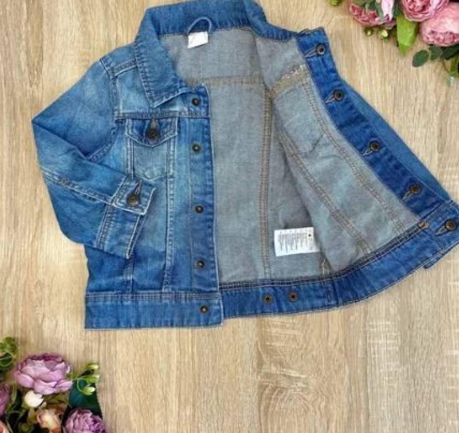 Пакет вещей на девочку 9-12мес. Джинсовая курточка H&M 9-1212-18мес 5