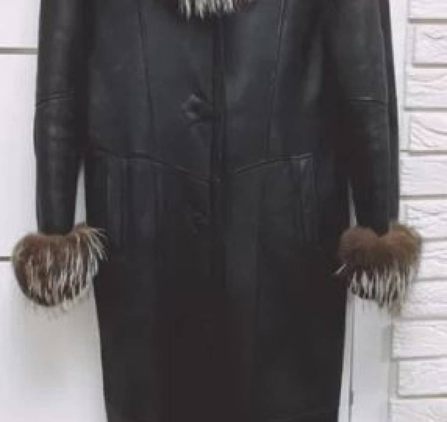 Зимовий розпродаж !!! Натуральна дублянка з хутром 3