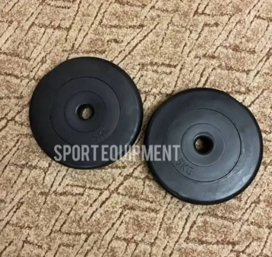 Диски 30 мм 51 мм Блині для гантель штанги бітумні 2