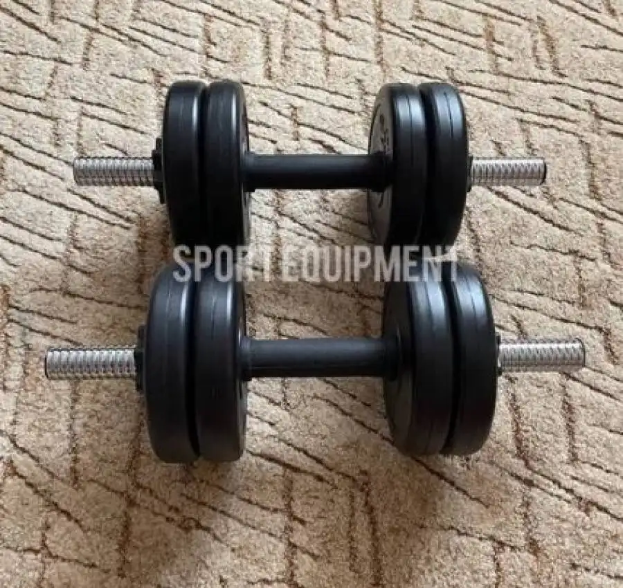 Диски 30 мм 51 мм Блині для гантель штанги бітумні 7