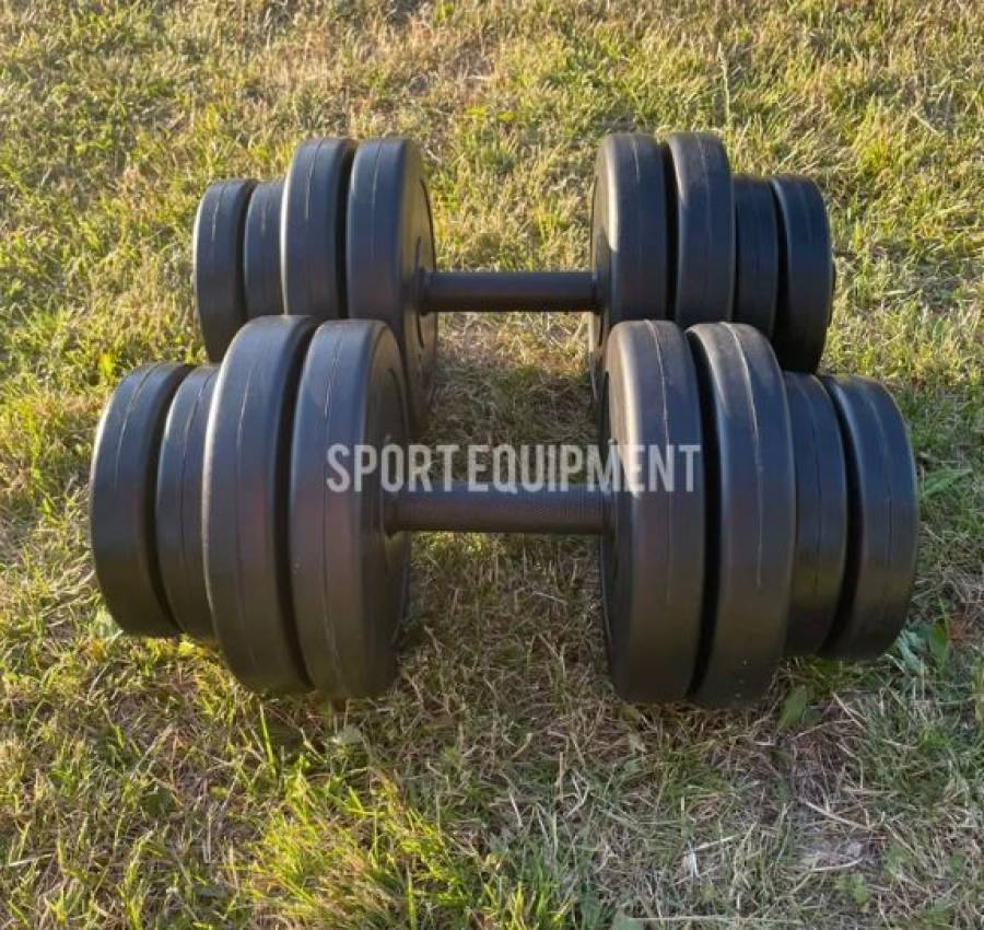 Диски 30 мм 51 мм Блині для гантель штанги бітумні 8