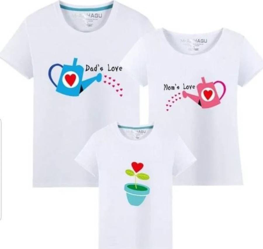 Печать на футболках парных, семейных 3