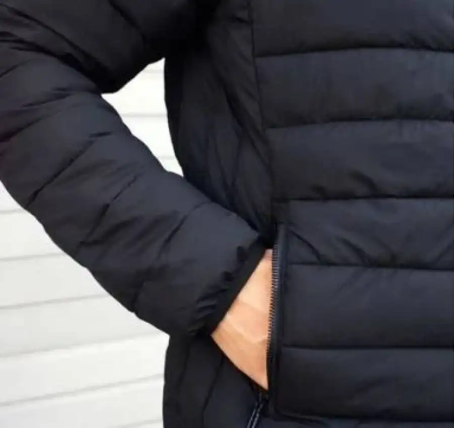 Мужская куртка весенняя весна-осень с капюшоном. Живое фото 3