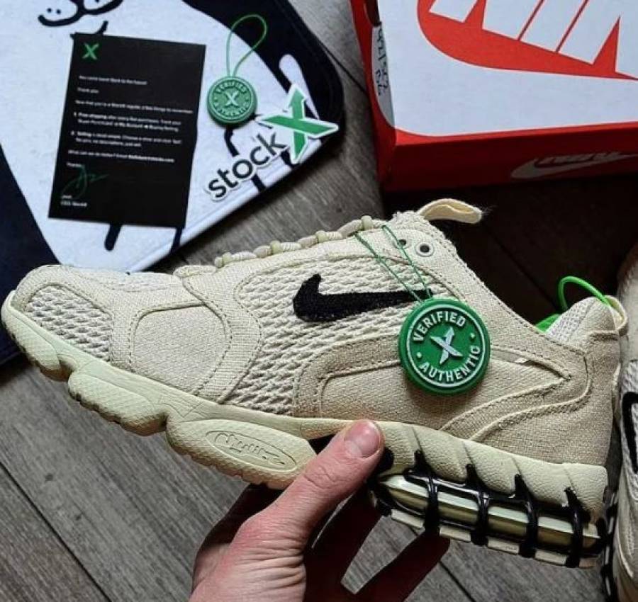 Мужские кроссовки Nike Air Zoom Spiridon X Stussy весна-осень