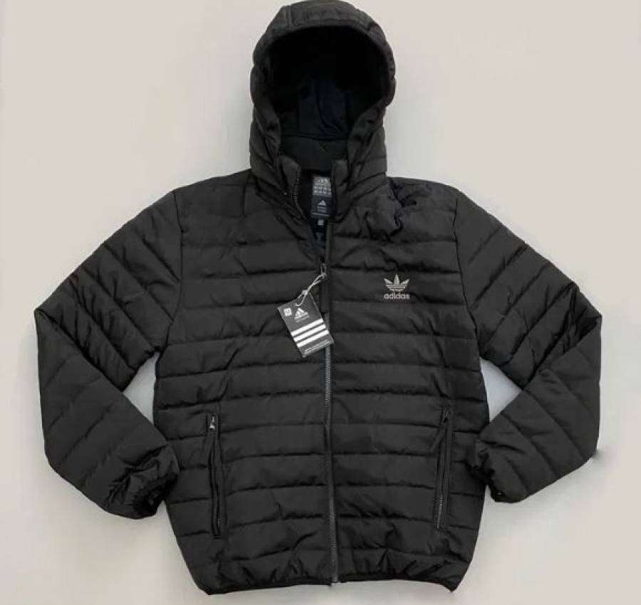 Мужская куртка Adidas весна-осень с вшитым капюшоном Турция