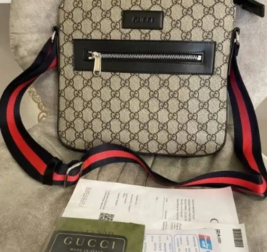Мужская сумка планшетка Gucci через плечо в стиле гучи Турция 2