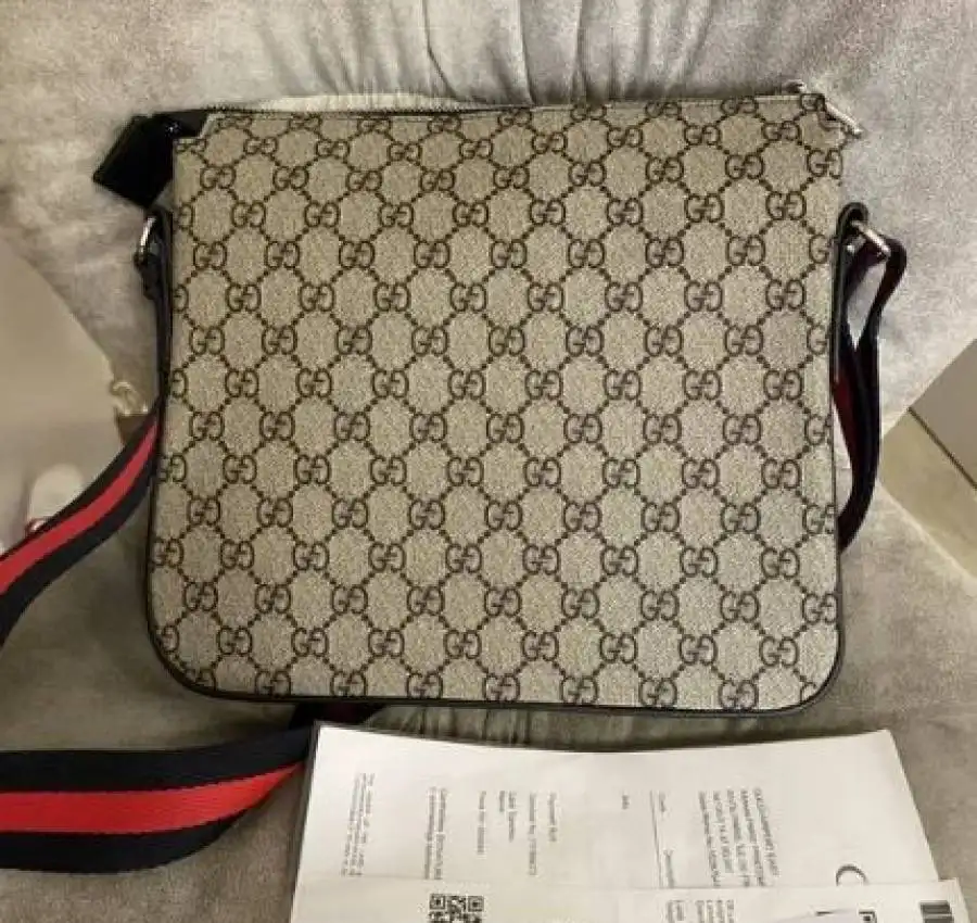 Мужская сумка планшетка Gucci через плечо в стиле гучи Турция 6