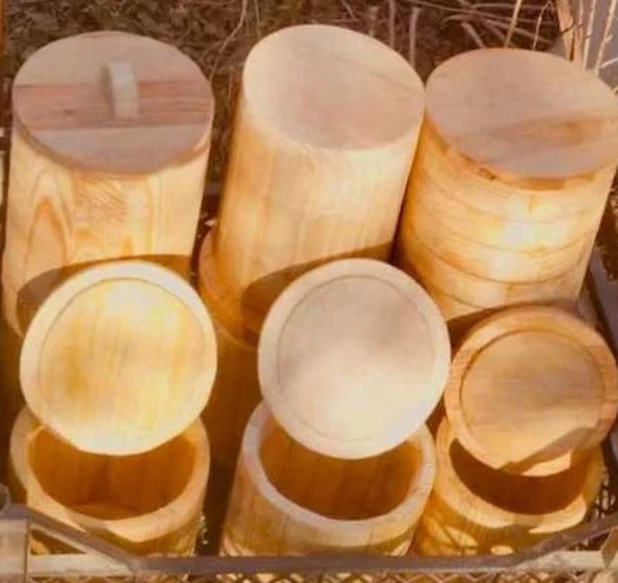 Деревяні барильця, ємкості, бочечки 4