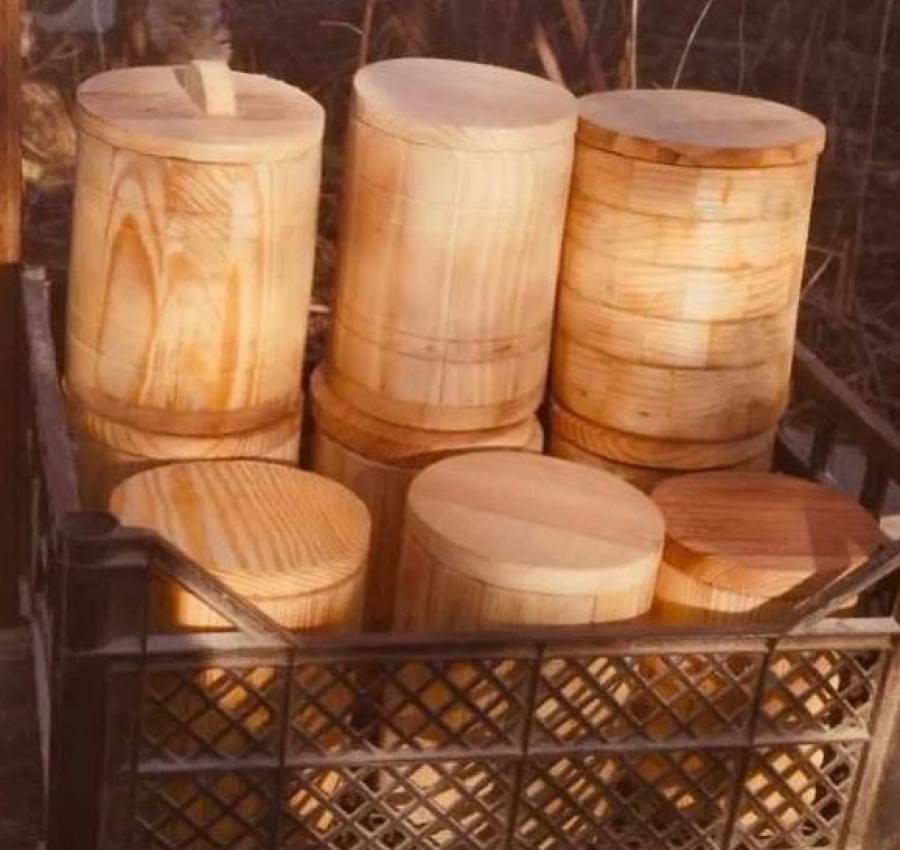 Деревяні барильця, ємкості, бочечки 5