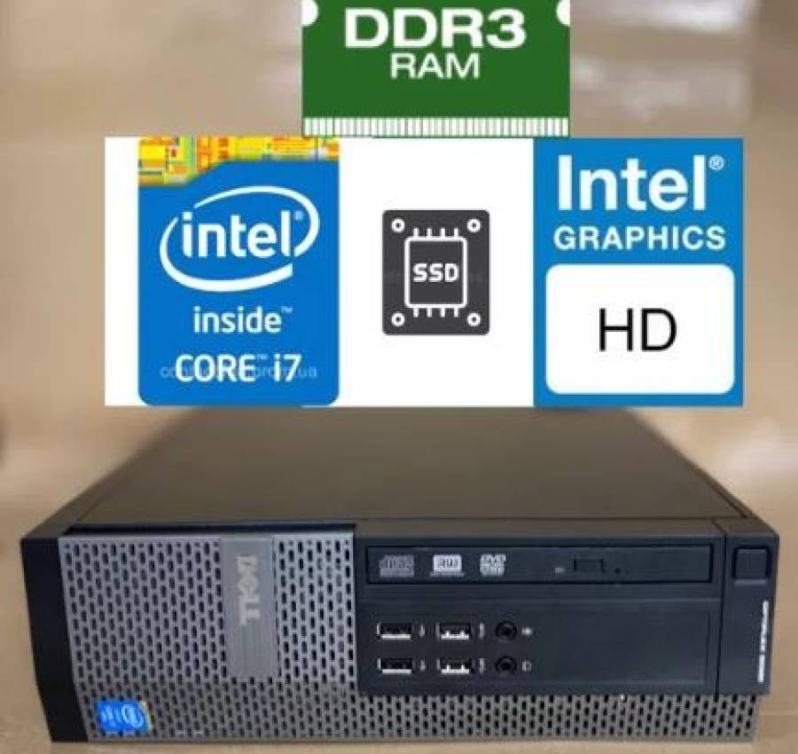 Системний блок Dell 9020 sff i7-4790(4.0GHz))8gbSsd256 gb комп’ютер