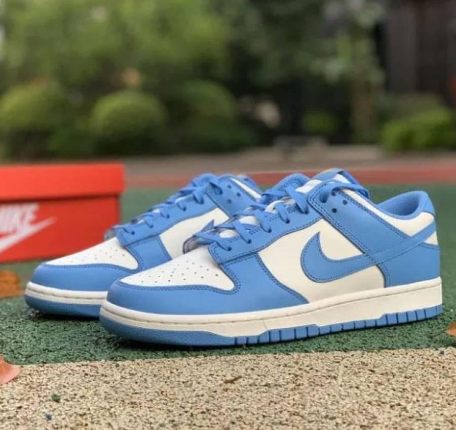 Кроссовки Nike Dunk Low Coast Blue White Найки Данки голубые белые 2