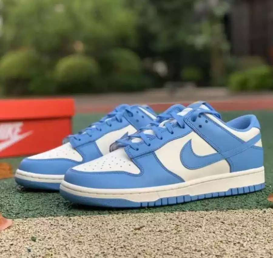 Кроссовки Nike Dunk Low Coast Blue White Найки Данки голубые белые 2