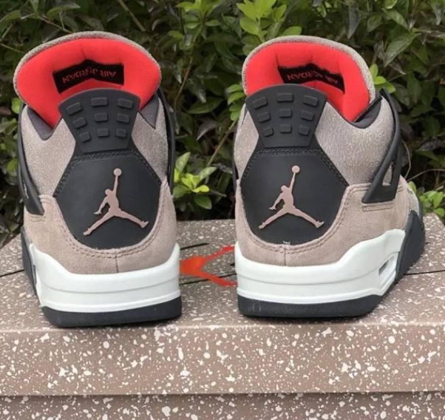 Кроссовки Nike Air Jordan 4 Retro Taupe Haze Найк Джордан коричневые 5