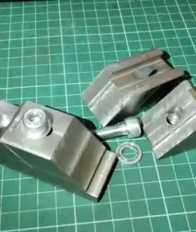 Фрезерные клиновые прихваты, прижимы.