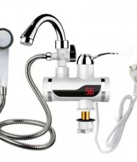 Проточный водонагреватель кран Rapid LCD дисплей с душем | АКЦИЯ
