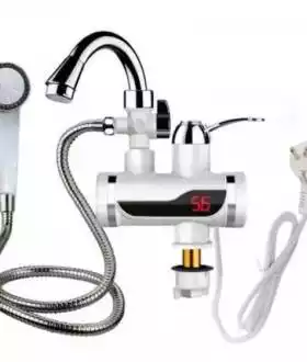 Проточный водонагреватель кран Rapid LCD дисплей с душем | АКЦИЯ