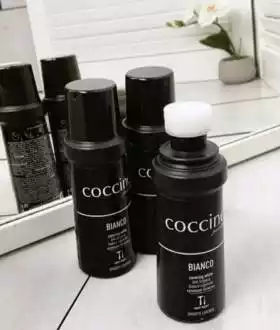 Опт !!!Белая крем-паста для обуви Coccine BIANCO 75мл
