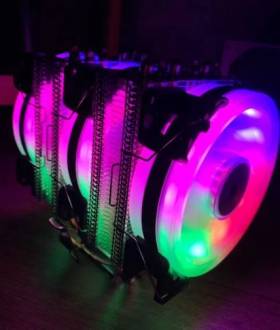 RGB кулер Intel 775/1150/1151/1155/1200/1366/2011 AMD AM2/AM3/AM4/AM5