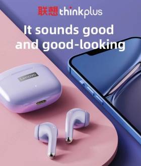 Беспроводные наушники Lenovo-LP40 Pro TWS Bluetooth 5.1. Оригинал