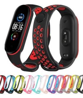 Силиконовый ремешок для Xiaomi Mi Band 6 5 7