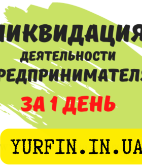 Ликвидация ФОП, закрытие предпринимательской деятельности (Недорого)