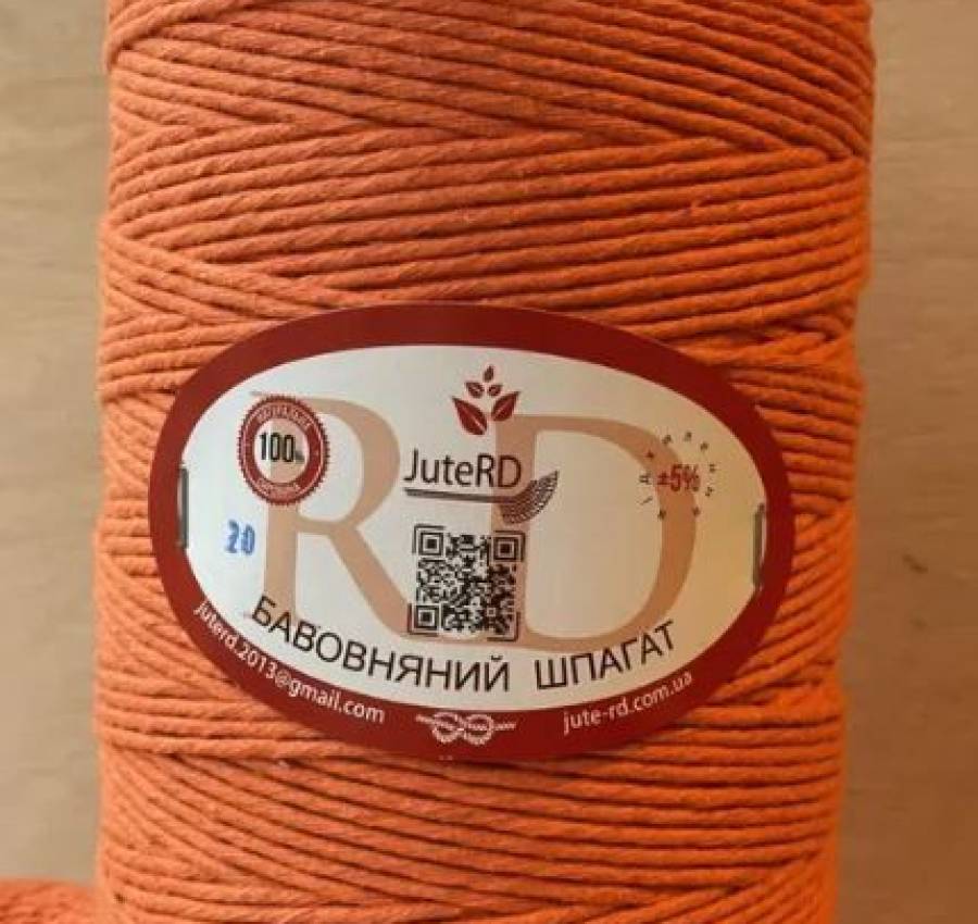 Бавовняний шпагат для макраме 4