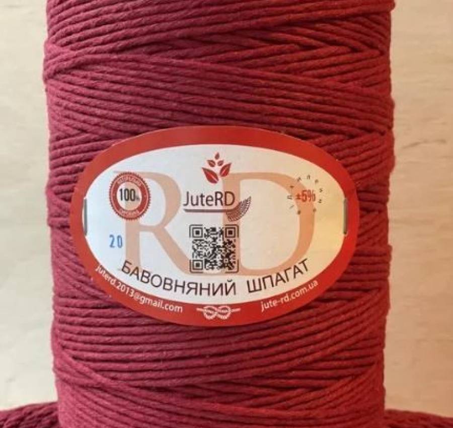 Бавовняний шпагат для макраме 5