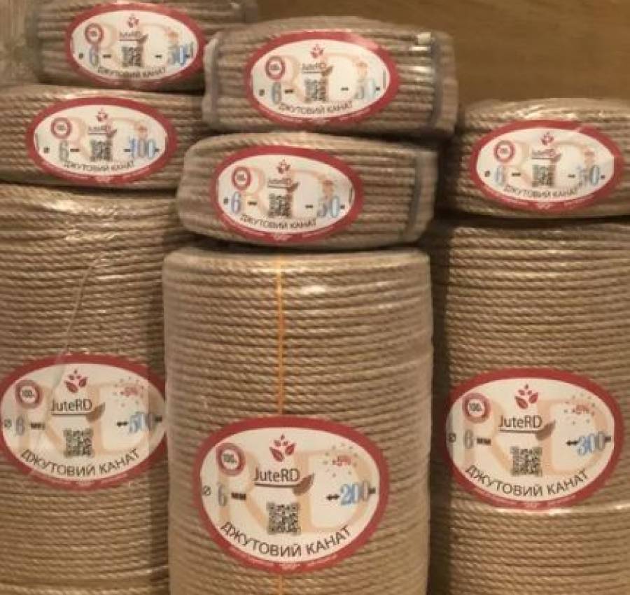 Канат джутовий 6 мм