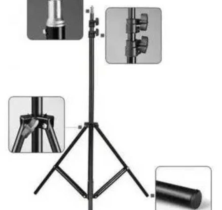 Штатив для кольцевой лампы и вспышки студийный, 210СМАКЦИЯ