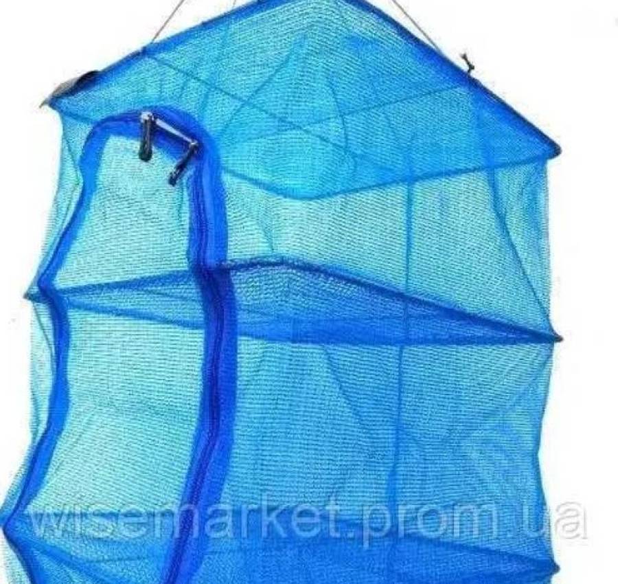 Сетка для сушки рыбы, грибов, овощей и фруктов (54х54х75 см) РАСРОДАЖА 3