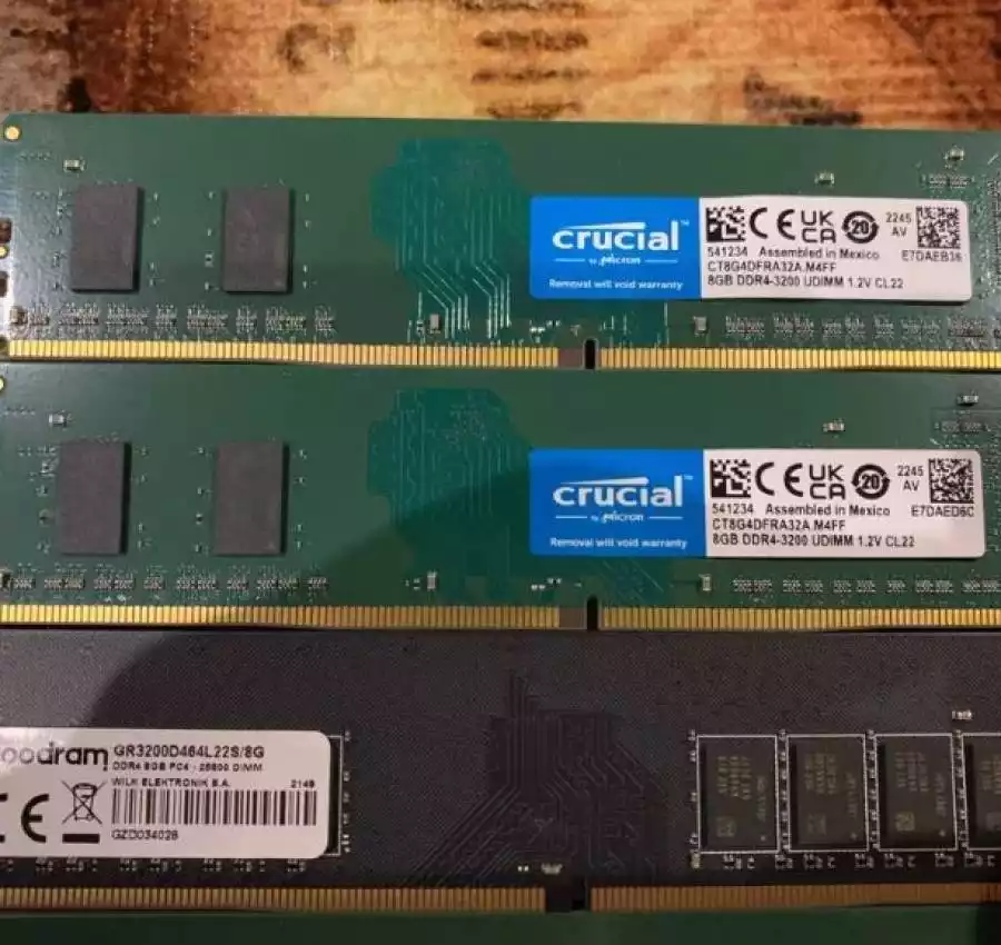 Оперативная память DDR4 8Gb 2666Mhz 3200Mhz 2400Mhz 2133Mhz IntelAMD 2