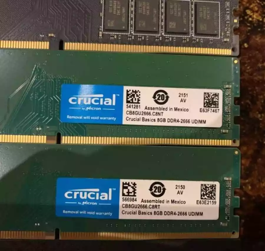 Оперативная память DDR4 8Gb 2666Mhz 3200Mhz 2400Mhz 2133Mhz IntelAMD 3