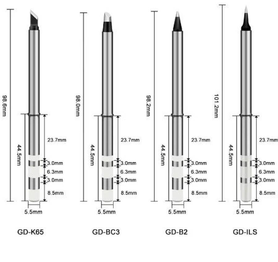 Инструмент для ремонта пайки GVDA 65 Вт 5