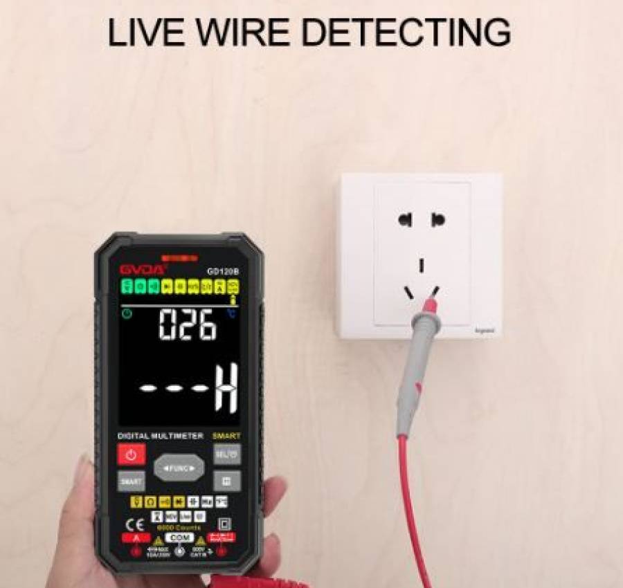 GVDA True RMS Цифровой мультиметр NCV DC AC Тестер 3