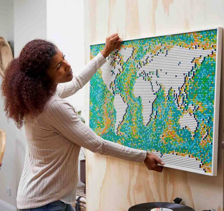 LEGO Art Карта світу 31203 7