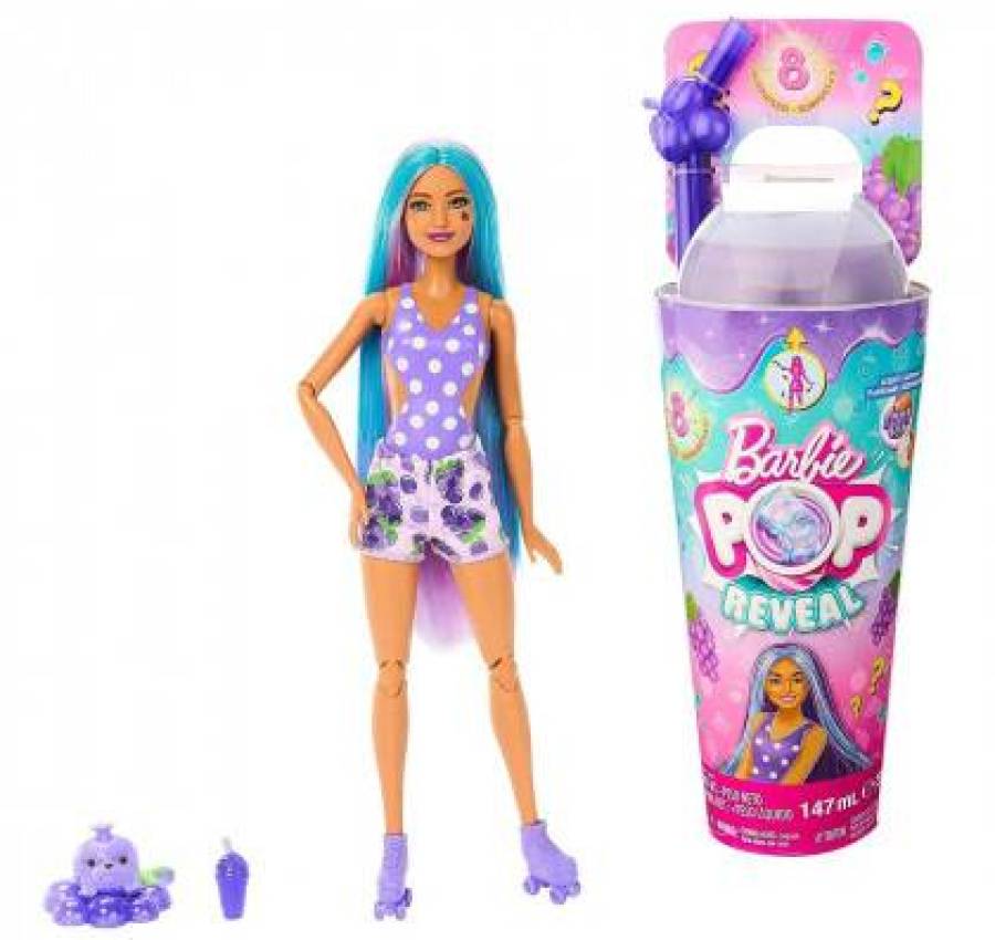 Набор Barbie Pop Reveal Fruit Series Grape Fizz 7