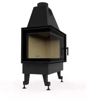 Камінна топка M-FIRE 80 (890/540) кутова ліва (17kW)